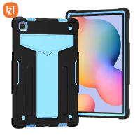 【ขาตั้งในตัว】 Casing Tablet Fzt สำหรับซัมซุงกาแล็กซีแท็บ A7 10.4 "2020/SM-T500 TPU แฟชั่น T505N T505 + พีซีหุ่นยนต์ฝาครอบพร้อมตัวยึดกันกระแทกหนา