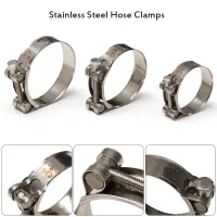 1 * Hose Clamp Stainless steel strengthens the clamp hose clamp Circular air water pipe Fuel hose clips of water pipe fasteners clamps