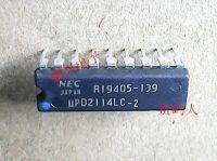 UPD2114LC - 2 original new import double row IC electronic components IC chip DIP - 18