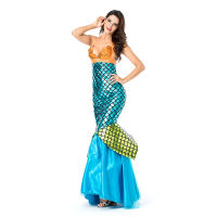 Wholesale custom fantastic sexy halloween sea mermaid cosplay costumes for girls