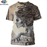 【New】 SONSPEE Mythology Sexy Medusa Shirt 3D Printing Men 39; S And Women 39; S Summer Harajuku Funny Men 39; S Oversized T Shirt Kids T Shirt Top