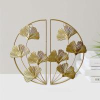 Nordic Leaf Shape Wall Decor Iron Light Luxury Gold Palm Maple Leaf Wall แขวนจี้เครื่องประดับอุปกรณ์ตกแต่งบ้าน-lihanrui