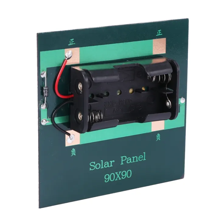 1W 4V Rechargeable AA Battery Solar Cell Charger With Base For 2xAA