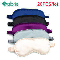 20Pcs ขายส่งราคา Sleep 100 3D ผ้าไหมธรรมชาติ Sleeping Eye Eyeshade Cover Shade Eye Patch แบบพกพา Blindfold