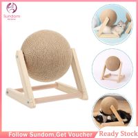 แมว Scratcher ของเล่นตลกแมวเกาบอลของเล่น Sisal เกาลูกโลกของเล่นของเล่นแมว