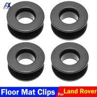 4x สีดำสำหรับ Range Rover รถชั้น Mat คลิป Auto พรม Retention Retainer สีดำ Fixing Grips Clamps ผู้ถือ Sleeves