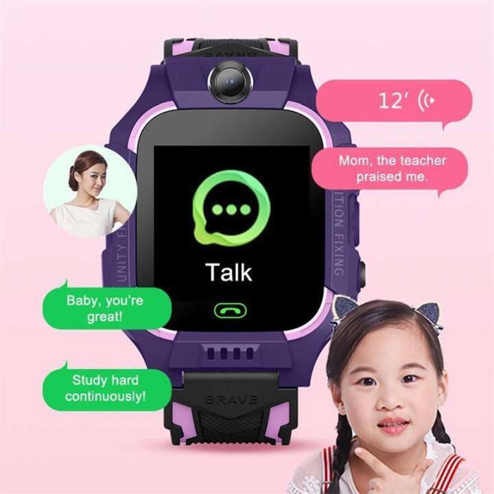 นาฬิกาเด็กนาฬิกาเด็ก-montres-ริน-fants-สมาร์ทวอตช์สำหรับเด็กซิมการ์ดโทรศัพท์สมาร์ทวอทช์ปลุกกล้องกันน้ำ-c