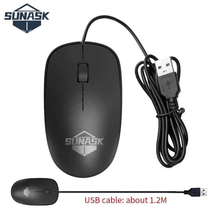 Sunask Mouse For Laptop Wired Mouse Gaming Mouse USB Mouse For PC