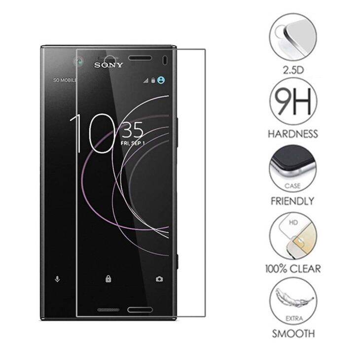 xz1-xc-กระจกนิรภัยสำหรับ9h-sony-xperia-x-xc-xz2-l2-l1ขนาดกะทัดรัด-l3ปกป้องหน้าจอ-xz-พรีเมี่ยมฟิล์มป้องกัน