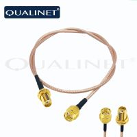 QUALINET RG316 Cable SMA Male to SMA Female Connector RF Plug Jack Plug Kit Pigtail Extension Cable Plug for male Antenna WIFI