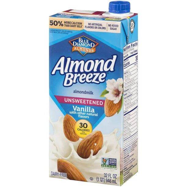 Almond Breeze Almondmilk, Unsweetened Vanilla, 32 fl oz Lazada PH