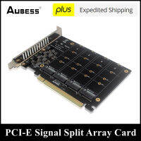 การ์ดอาร์เรย์แยกสัญญาณ PCI-E PH44การ์ดอาร์เรย์ดิสก์ NVME 4รองรับอุปกรณ์ PCI-E SSDM.2ของโปรโตคอล NVME M.2ของฮาร์ดดิสก์