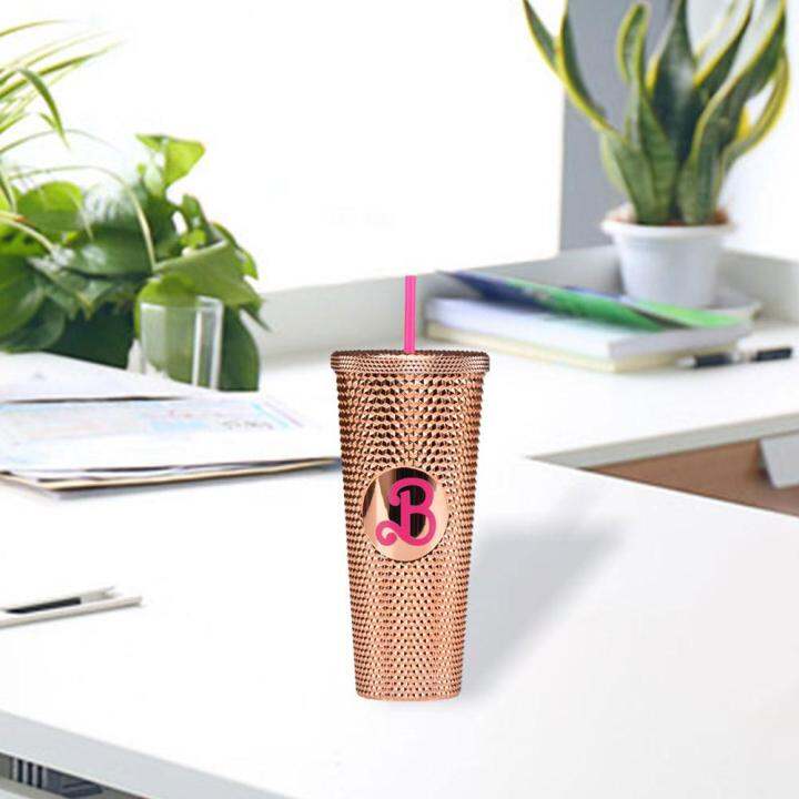 2-colors-barbie-style-double-wall-nbsp-cup-with-straw-creative-700ml-tumbler-z9e2