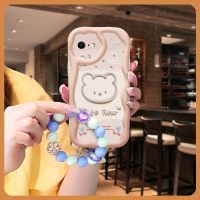 Pendants Wave border Phone Case For iphone7/8/iphone SE 2020/SE2 For Girls lovely dustproof trend interest Full edging