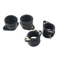 4 pcs Carburetor Rubber Intake Manifold Pipe Interface Adapter for Yamaha YZF 600R YZF600R YZF 600 R Thundercat 1995-2007