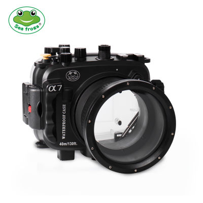 Seafrogs สำหรับ Sony A7/A7R/A7S กันน้ำ40M ถ่ายภาพใต้น้ำดำน้ำกล้อง