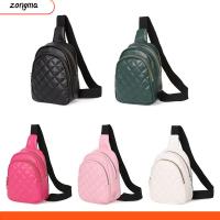 ZONGMA สำหรับผู้หญิง ลำลองแบบสบายๆ สีบริสุทธิ์ กระเป๋าสะพายไหล่แบบสั้น กระเป๋า Crossbody แพ็คเดินทาง กระเป๋าคาดอก