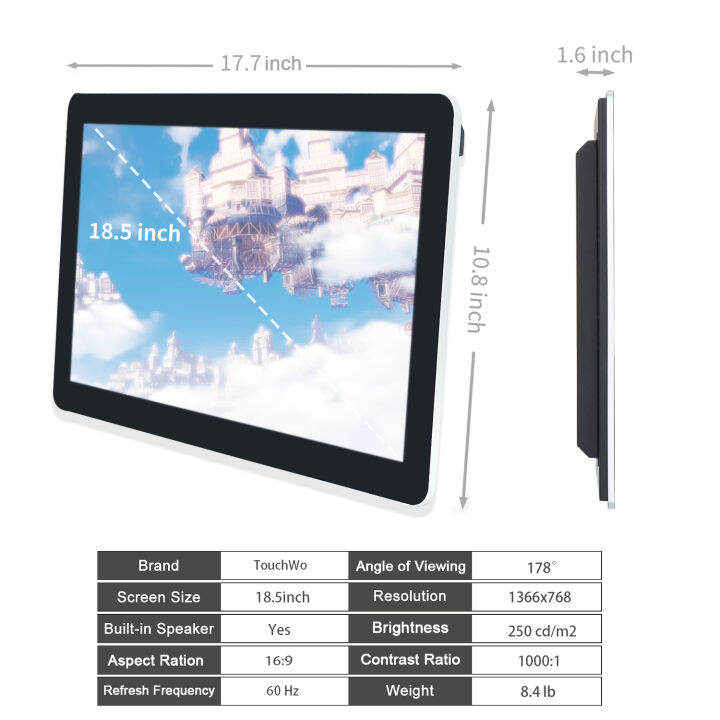 touchwo-17-3-32-นิ้วหน้าจอสัมผัสสมาร์ทบอร์ด-16-9-ips-fhd-1080p-aux-screen-พร้อมการเชื่อมต่อ-hdmi-android-11-os-แท็บเล็ตพีซี-windows-10-อุตสาหกรรมสำนักงานและห้องเรียน-all-in-one-จอภาพสัมผัสแนวตั้ง