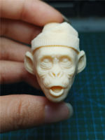 16 Scale Hairless Monkey Head Sculpt สำหรับ12นิ้ว Action Figure ตุ๊กตา Unpainted Head Sculpt No.411