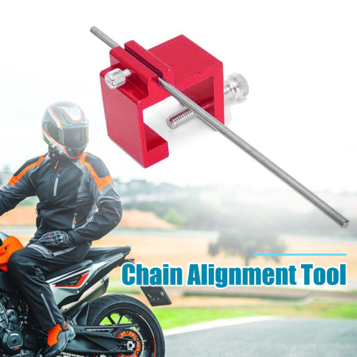 Universal Motorcycle Chain Alignment Tool Chain Sprocket Adjusting ...