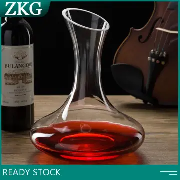 1500ml U Shape Wine Decanter Crystal Glass Wine Pourer Red Wine Carafe