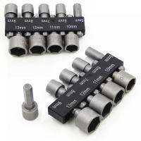 SRONTT 9 PCS 5-13mm 1/4 "HEX Shank Power ประแจขันน็อตหัวเจาะเต้าเสียบเมตริกประแจสกรู