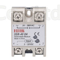 SSR - 40DA DC Control AC SSR White Shell โซลิดสเตตรีเลย์เฟสเดียว