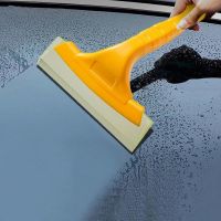 Window Glass Scraper Water Wiper Car Tint Film Sticker Silicone Squeegee Car Wrap Tools Auto Windscreen Soap Cleaning Scraper