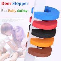 Soft Foam Door Stopper Home Security Door Clip Kitchen Bedroom Door Stops Baby Kids Safety Finger Protector Guard Door Hardware