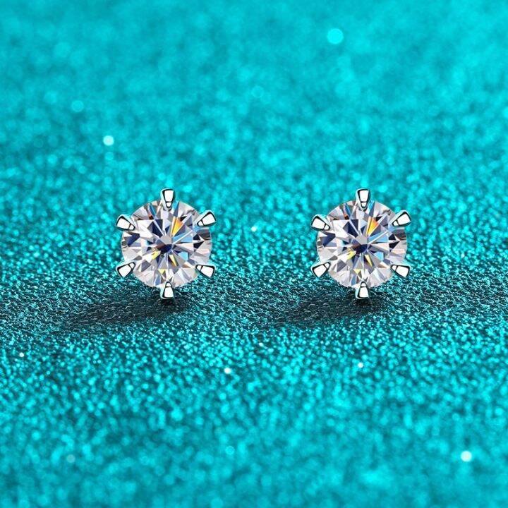 knobspin-1ct-moissanite-earrings-for-women-wedding-fine-jewelry-with-gra-s925-sterling-sliver-plated-18k-white-gold-stud-earringth