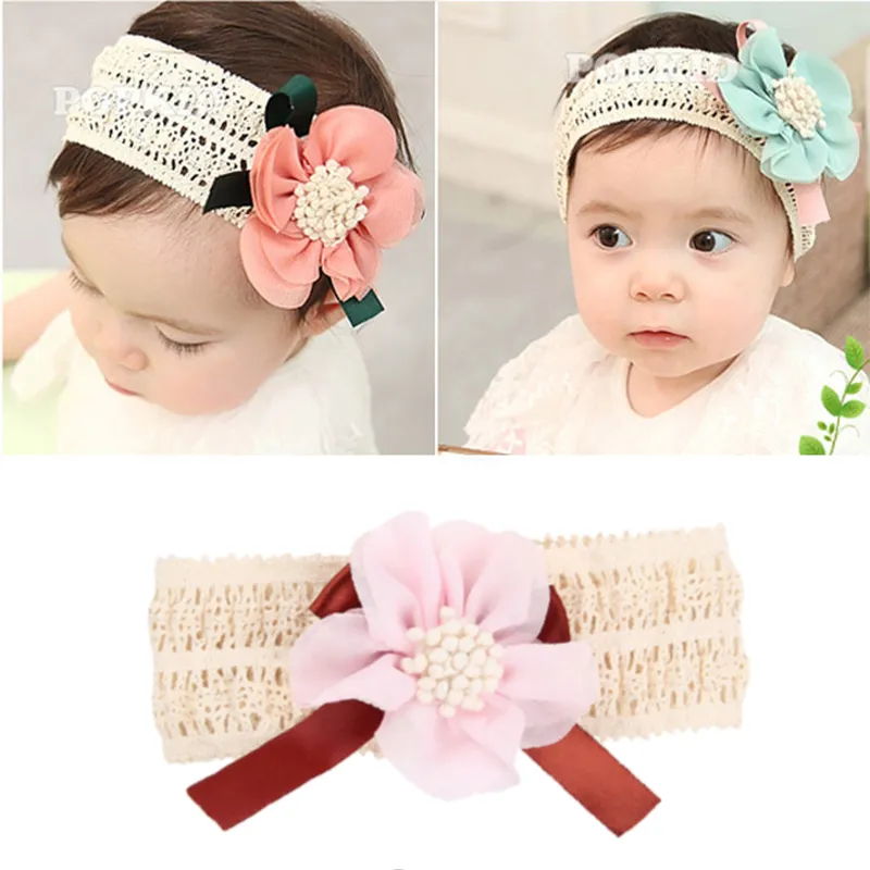 New Arrival Baby Infant Girl's Headband Flower Bow Hairband | Lazada PH