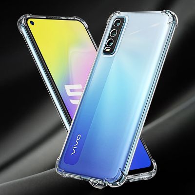 Funda Airbag Shockproof Phone Case for VIVO Y11S Y12S Y20 Y20A Y20G Y20i Y20S Y20SG Y30G 2021 Soft Clear Thin TPU Silicone Cover