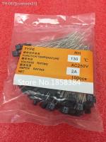 ✠☋✥ 50pcs New RH 130 Degree Thermal Fuse 2A 250V