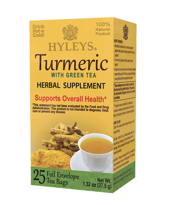 Hyleys Tea Turmeric with Green Tea Herbal Supplement Lazada PH