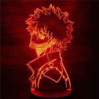 Anime Figures My Hero Academia Dabi 3d Night Lights The Amazing Heroes Toys Model Doll Action Figurine Collection Lighting Gift