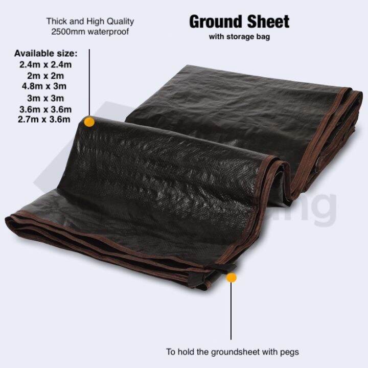 PAYUNG.CAMP Camping Ground Sheet Tent Ground Cloth Windshield