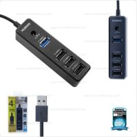 REMAXแท้!!! ยูเอสบี ฮับ USB HUB ตัวแปลงเพิ่มช่องUSB 4ช่อง  NUBWO NH-49 **ประกัน1ปี**