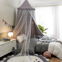 【LZ】◈✕  Bed Curtain Dome Dust-proof Mosquito Net Integrated Blackout Bed Curtain Dome Hanging Cloth Children Tent Adult Room Decor