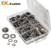 ❒ 660Pcs Stainless Steel Washers Flat Washer Assortment Set Gaskets Nut and Bolt Kit M3 M4 M5 M6 M8 M10