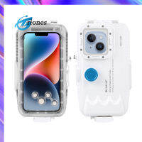 เคสโทรศัพท์กางเกงในดำน้ำใช้ได้กับ Iphone 14 / 13 Pro สัญญาณโทรศัพท์มือถือสูงสุดซองกันน้ำ40เมตร