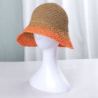 【cw】2022 Womens hat bone straw hat Bucket hat patchwork sun visor crochet hat hat ladies luffy straw hat cap for women wholesale 【hot】