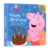 Piggy Happy English original Peppa Pig Happy Birthday paperboard sound book