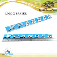 Logo  X-PANDER โลโก้  X-PANDER ของแท้ ติด Mitsubishi X-PANDER ชุปโครเมี่ยม 1ชิ้น มีบริการเก็บเงินปลายทาง