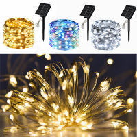 LED Outdoor Solar Lamp String Lights 100200 LEDs Fairy Lights Holiday Christmas Street Garland Waterproof Solar Garden Lights