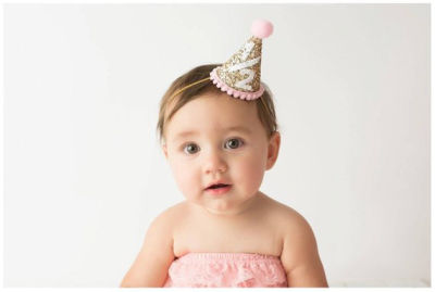 Hot12หมวกวันเกิดครึ่งวันเกิดหมวก G Litter หมวกสาวครึ่งพรรคถ่ายภาพวันเกิดทารกแรกเกิด