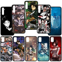 อ่อนนุ่ม ปก เคสโทรศัพท์ E172 FB99 Attack on Titan Levi ซิลิโคน Coque หรับ Samsung Galaxy A12 A11 A31 A71 A51 A21S A50 A10 A20 A30 A20S A30S A52 A50S A10S A70 A02S M02 A02 A32 A13 4G 5G A03S A52S Phone Casing