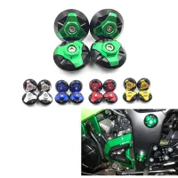 Xinsu ปลั๊กฝาครอบฝาปิดหลุมสำหรับ KAWASAKI NINJA250/300 350จำนวน4ชิ้น