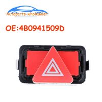 Car 4B0941509D 4B0941509K For Audi A6 Emergency Hazard Warning Light Flasher Switch Turn Signal Relay Control Switch 4B0941509C Push Button