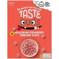 Marks &amp; Spencer Taste Buds Wholegrain Twinkling Strawberry Stars มาร์ค แอนด์ สเปนเซอร ซีเรียลข้าวอาหารเช้า (นำเข้าจากอังกฤษ) 375g.