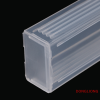 DONGLIONG ตัวรับสไลด์กล้องจุลทรรศน์พลาสติกกล่องเก็บของ Microslide PP บรรจุ5กล่องแจกจ่าย